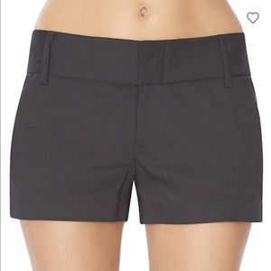 Alice and Olivia Black Cady Shorts size 8
